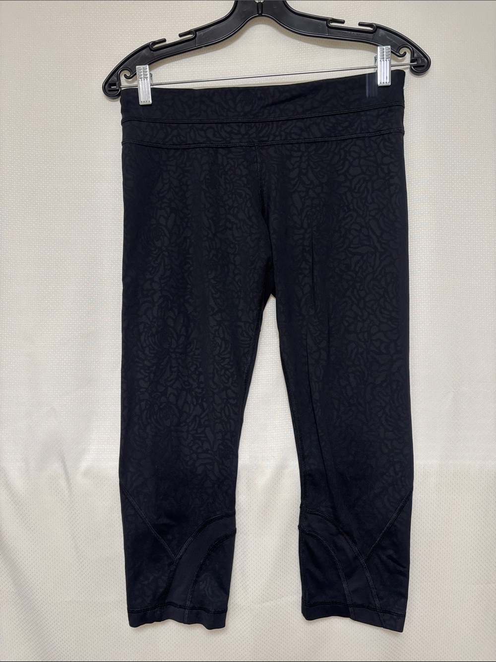 lululemon athletica Black Cropped Kids Leggings